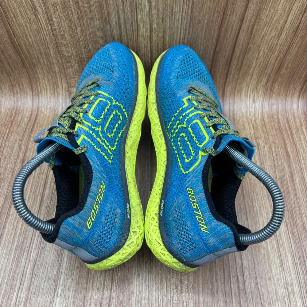 Altra Escalante‎ Boston Running Shoes Women 7.5 Blue Lime Green Good AFW1833B-4
